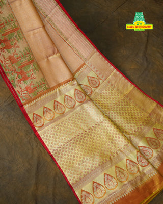 KANCHIPURAM PURE SILK BRIDAL HANDLOOM SAREE