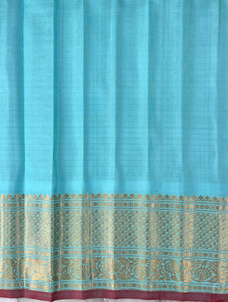 GADWAL PURE SILK CHECKS HANDLOOM SAREE