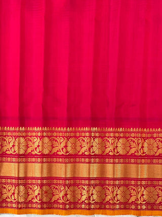 GADWAL PURE SILK CHECKS HANDLOOM SAREE