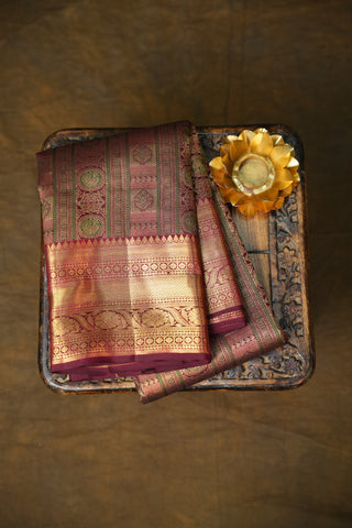KANCHIPURAM PURE SILK HANDLOOM SAREE