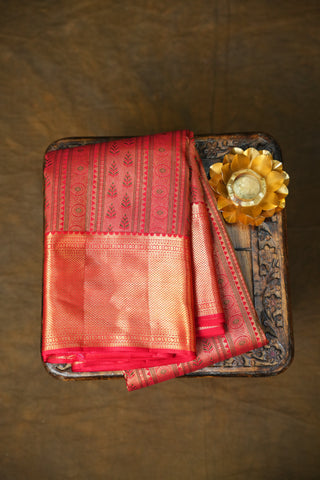 KANCHIPURAM PURE SILK HANDLOOM SAREE