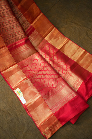 KANCHIPURAM PURE SILK HANDLOOM SAREE