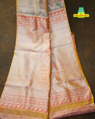 KANCHIPURAM PURE SILK TISSUE HANDLOOM SAREE