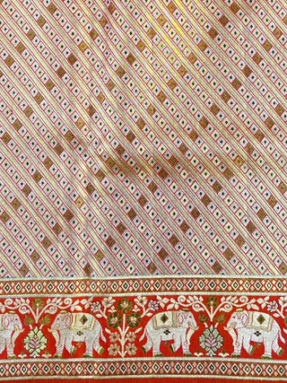 KANCHIPURAM PURE SILK TISSUE HANDLOOM SAREE