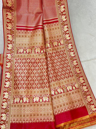KANCHIPURAM PURE SILK TISSUE HANDLOOM SAREE