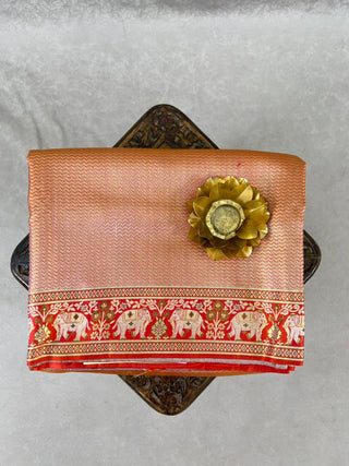 KANCHIPURAM PURE SILK TISSUE HANDLOOM SAREE