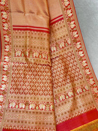 KANCHIPURAM PURE SILK TISSUE HANDLOOM SAREE