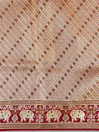 KANCHIPURAM PURE SILK TISSUE HANDLOOM SAREE