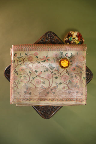 KANCHIPURAM PURE SILK BROCADE SAREE