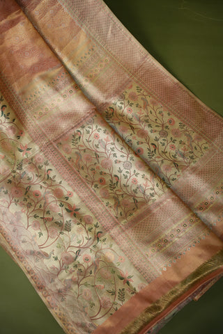 KANCHIPURAM PURE SILK BROCADE SAREE