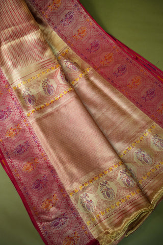 KANCHIPURAM PURE SILK BROCADE SAREE