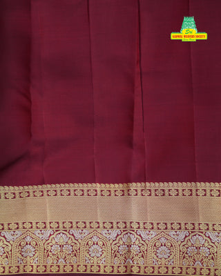 KANCHIPURAM PURE SILK BROCADE HANDLOOM SAREE