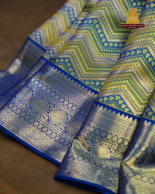 KANCHIPURAM BROCADE PURE SILK SAREE