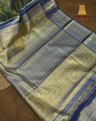 KANCHIPURAM BROCADE PURE SILK SAREE