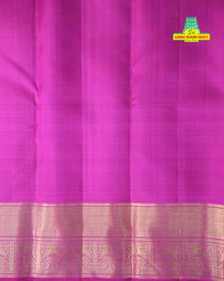 KANCHIPURAM PURE SILK BROCADE HANDLOOM SAREE