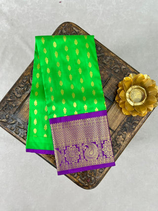 KANCHI PURE SILK HANDLOOM LEHENGA