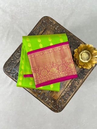 KANCHI PURE SILK HANDLOOM LEHENGA