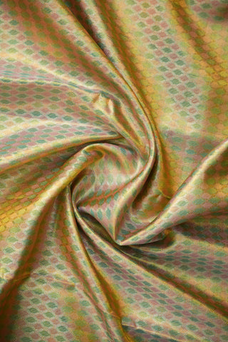 KANCHIPURAM PURE SILK TISSUE BROCADE SAREE