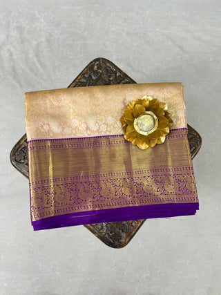KANCHIPURAM PURE SILK TISSUE HANDLOOM SAREE