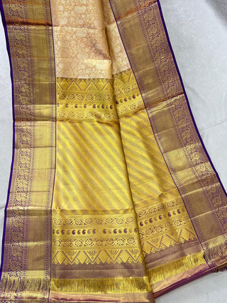 KANCHIPURAM PURE SILK TISSUE HANDLOOM SAREE