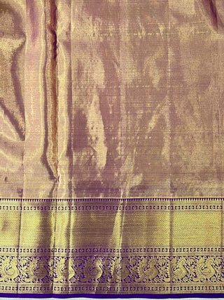 KANCHIPURAM PURE SILK TISSUE HANDLOOM SAREE