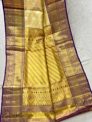 KANCHIPURAM PURE SILK TISSUE HANDLOOM SAREE