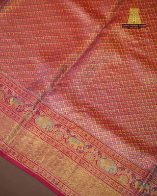 KANCHIPURAM PURE SILK BROCADE SAREE