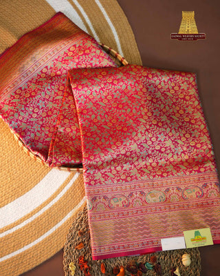 KANCHIPURAM PURE SILK BROCADE SAREE