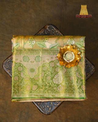 KANCHIPURAM PURE SILK BROCADE SAREE
