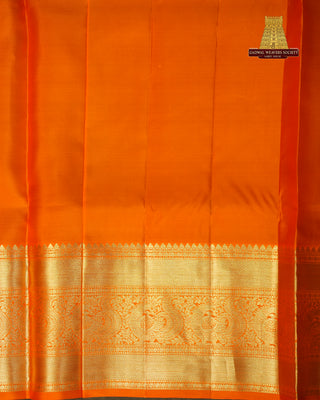KANCHIPURAM PURE SILK BROCADE HANDLOOM SAREE