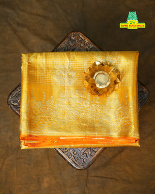 KANCHIPURAM PURE SILK TISSUE HANDLOOM SAREE