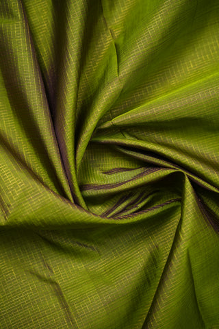 KANCHIPURAM PURE SILK CHECKS HANDLOOM SAREE