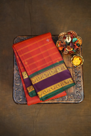 KANCHIPURAM PURE SILK HANDLOOM SAREE