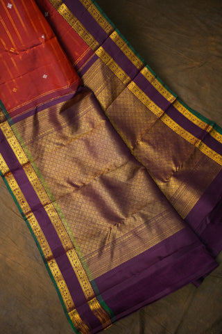 KANCHIPURAM PURE SILK HANDLOOM SAREE
