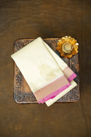 KANCHIPURAM PURE SILK SMALL BORDER SAREE