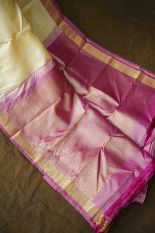KANCHIPURAM PURE SILK SMALL BORDER SAREE