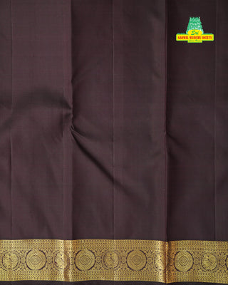 KANCHIPURAM PURE SILK SMALL BORDER HANDLOOM SAREE