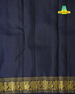 KANCHIPURAM PURE SILK SMALL BORDER HANDLOOM SAREE
