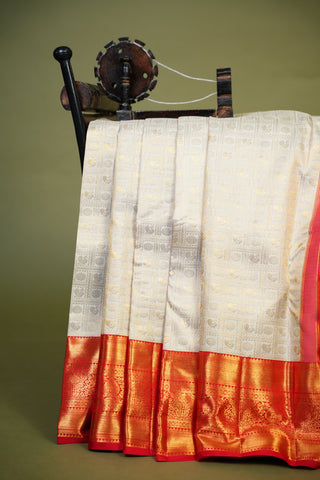 KANCHIPURAM PURE SILK HANDLOOM SAREE