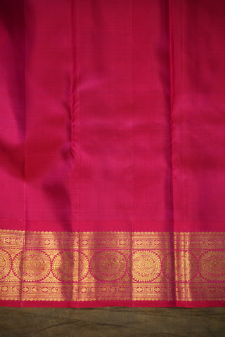 KANCHIPURAM PURE SILK KUTTU BORDER SAREE