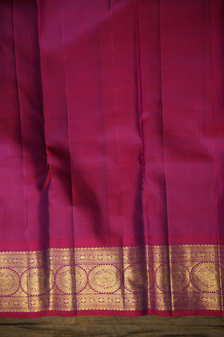 KANCHIPURAM PURE SILK KUTTU BORDER SAREE