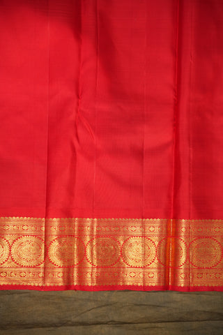 KANCHIPURAM PURE SILK KUTTU BORDER SAREE