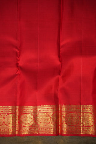 KANCHIPURAM PURE SILK KUTTU BORDER SAREE