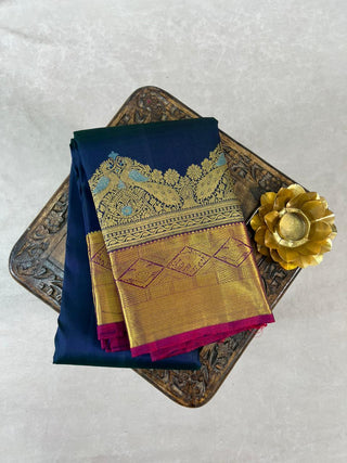 KANCHIPURAM PURE SILK HANDLOOM SAREE