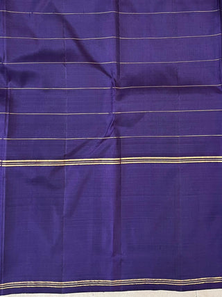 KANCHIPURAM PURE SILK CHECKS HANDLOOM SAREE