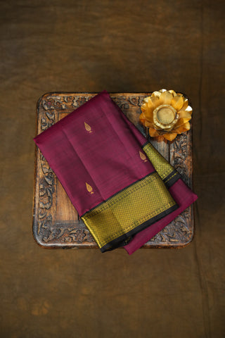 KANCHIPURAM PURE SILK SMALL BORDER SAREE