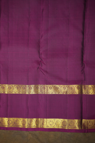 KANCHIPURAM PURE SILK CHECKS HANDLOOM SAREE