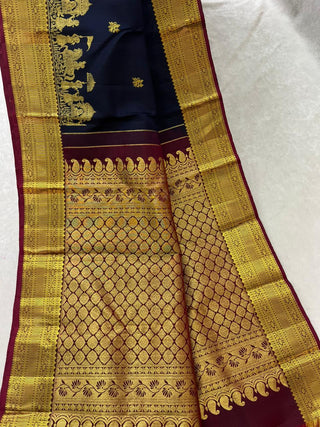 KANCHIPURAM PURE SILK HANDLOOM SAREE