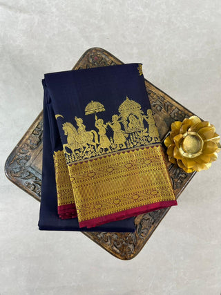 KANCHIPURAM PURE SILK HANDLOOM SAREE