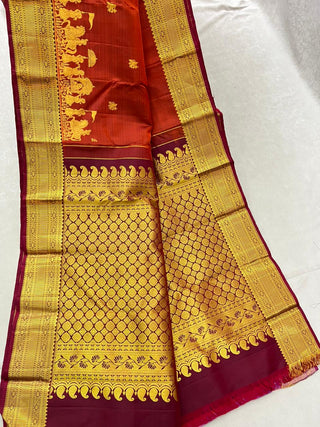 KANCHIPURAM PURE SILK HANDLOOM SAREE